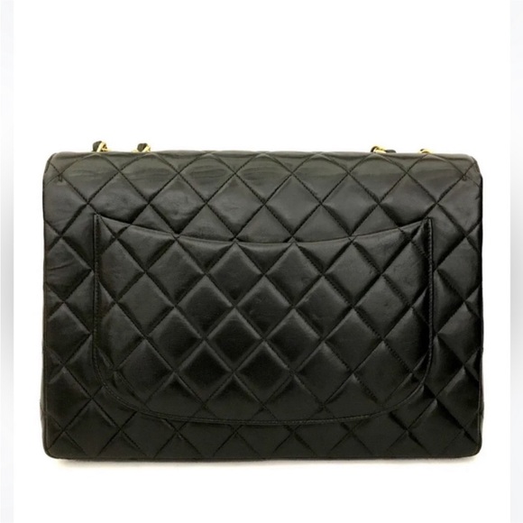Chanel Jumbo 11.8” ❤️Lambskin❤️A Dream Bag❤️amazing 9/10 cond !! Box Duster Card - Picture 12 of 16